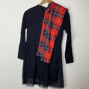 Dress and fleece lined leggings combo, 12